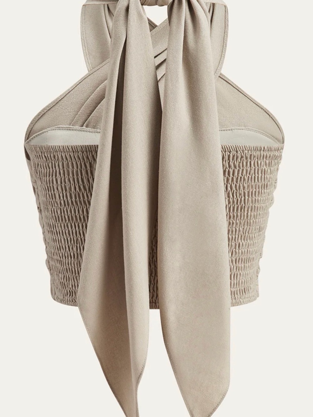 NWT Commense Linen Wrap Top - Picture 3 of 9